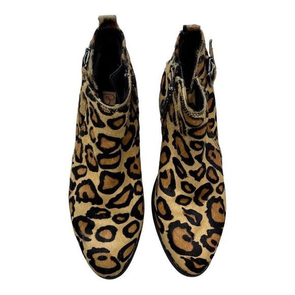 Blondo Women's Animal Print Tami Waterproof Boots Bootie Brown & Black Size 6.5M - Picture 4 of 11